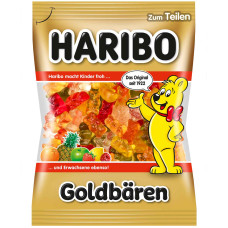 Haribo želejveida konfektes Goldbaren 175g