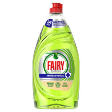 Fairy antibakteriāls šķidrais trauku mazgāšanas līdzeklis Platinum Quick Wash Lime 820ml