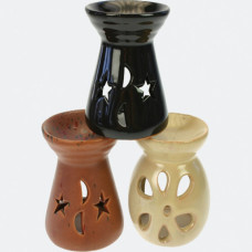Keramikas eļļas sildītājs - Scented oil warmer (pieejamas 3 krāsas) 8x8cm 1gab.