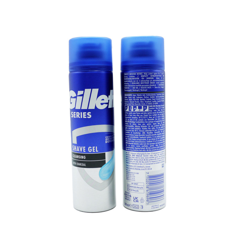 Gillette Series skūšanās gels attīrošs ar ogli 200ml