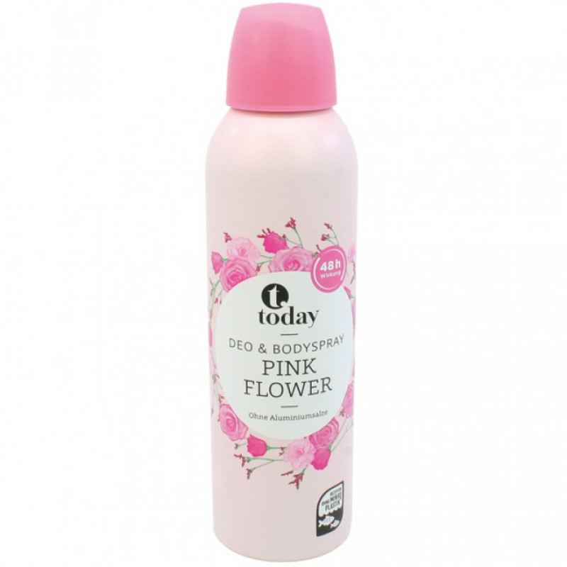 Today izsmidzināms dezodorants Pink Flower 200ml 