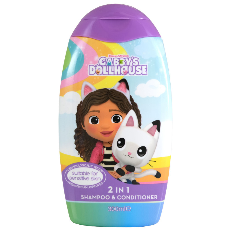 Gabbys Dollhouse 2in1 šampūns un kondicionieris 300ml
