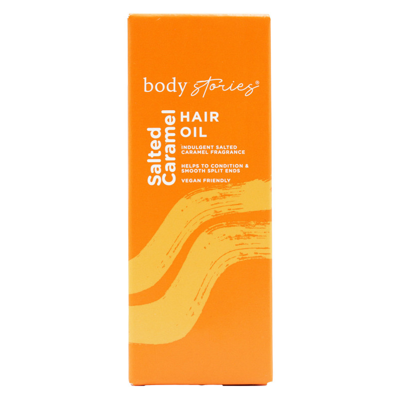 Body Stories matu kopšanas eļļa salted caramel 60ml