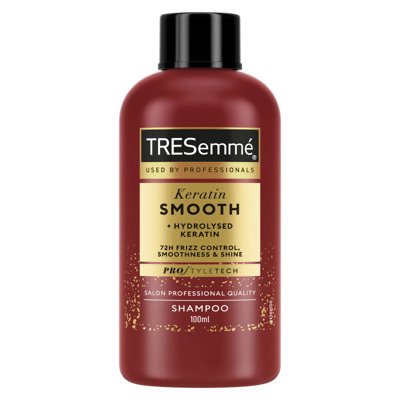 Tresemme šampūns Keratin Smooth 100ml, 72h frizz control
