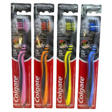 Colgate zobu birste ar kokogles sariem ZigZag Charcoal Medium (vidējas cietības) 1gab.