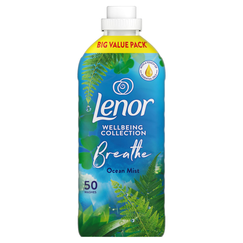 Lenor veļas mīkstinātajs Ocean Mist 50mazg.reizēm 1.65L