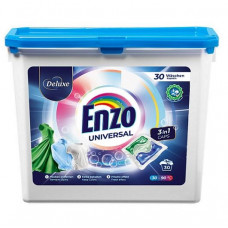 Enzo Deluxe 3in1 kapsulas veļas mazgāšanai Universal 30gab. 