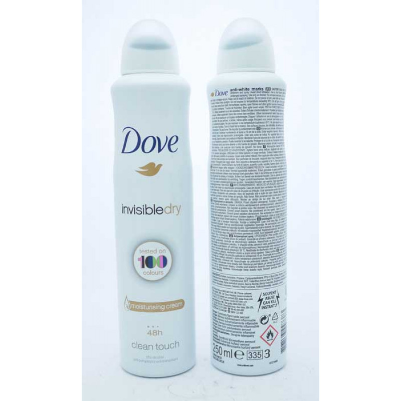 Dove AP dezodorants sieviešu Invisible 250ml