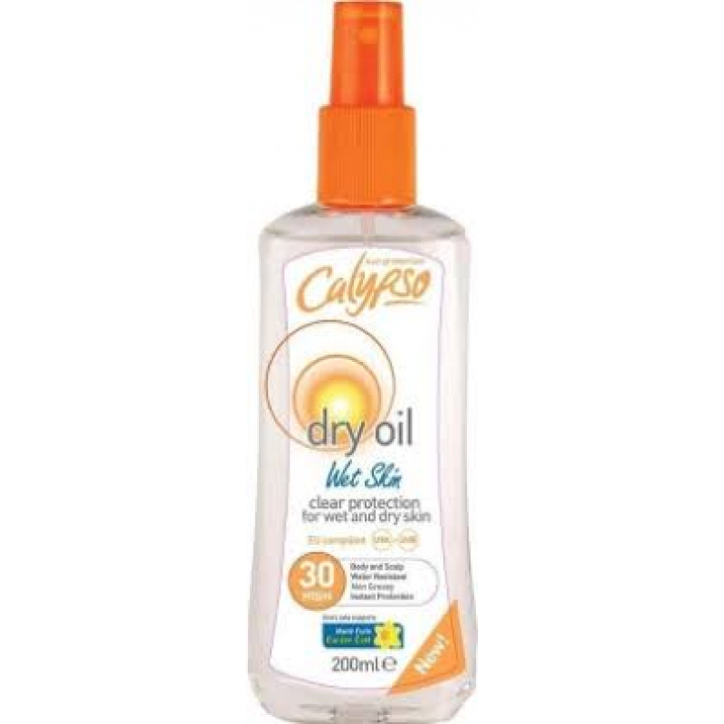 Calypso sauļošanās aizsarglīdzeklis Dry Oil SPF 30 200ml