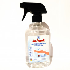 Dr. Frank Hygiene Spray Disinfectant 500ml (etanols vismaz 70proc)