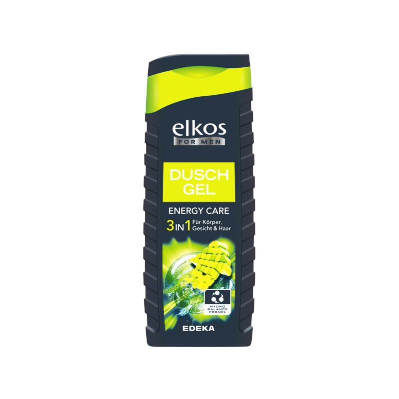 Elkos For Men Duschgel 3 in 1 / Body & Hair Wash 300ml