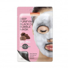 Purederm Deep Purifying Black O2 Bubble Mask Volcanic