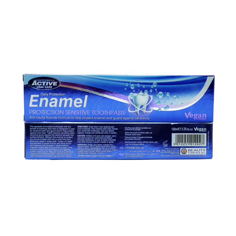 Beauty Formulas zobu pasta Active Enamel Protect 100ml