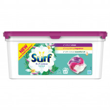 Surf veļas mazgāšanas kapsulas 3in1 visai veļai 27gb Herbal extracts