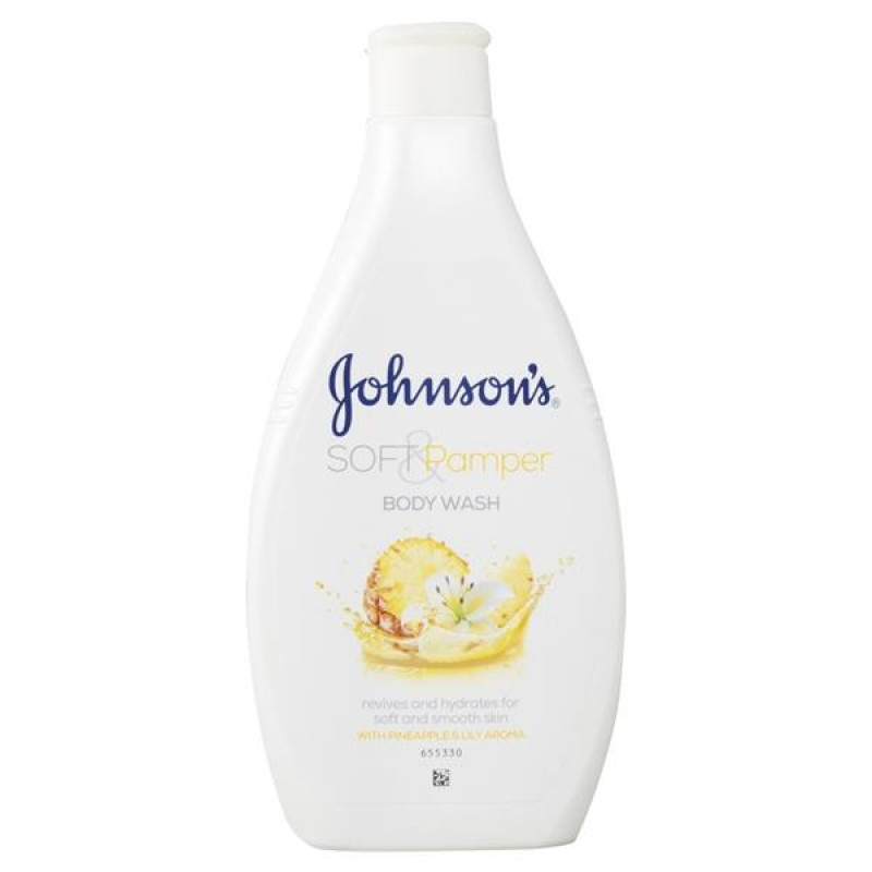 Johnsons dušas želeja Soft Pamper Ananāss 400ml