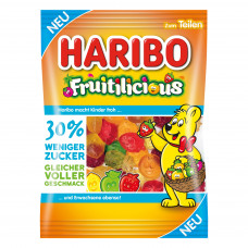 Haribo želejveida konfektes Fruitilicious 160g