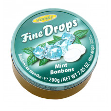 Konf.ledenes Fine Drops Mints 200g