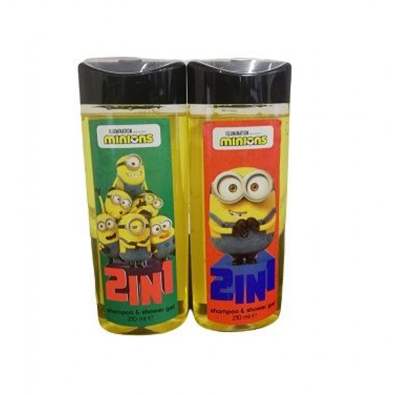 Minions šampūns un dušas želeja bērniem 2in1 210ml