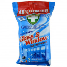 Green Shield mitrās salvetes stiklam un logiem Glass and Window 70gb