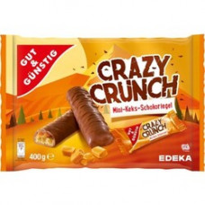 GG mini šokolādes batoniņi Edeka Crazy Crunch 400g