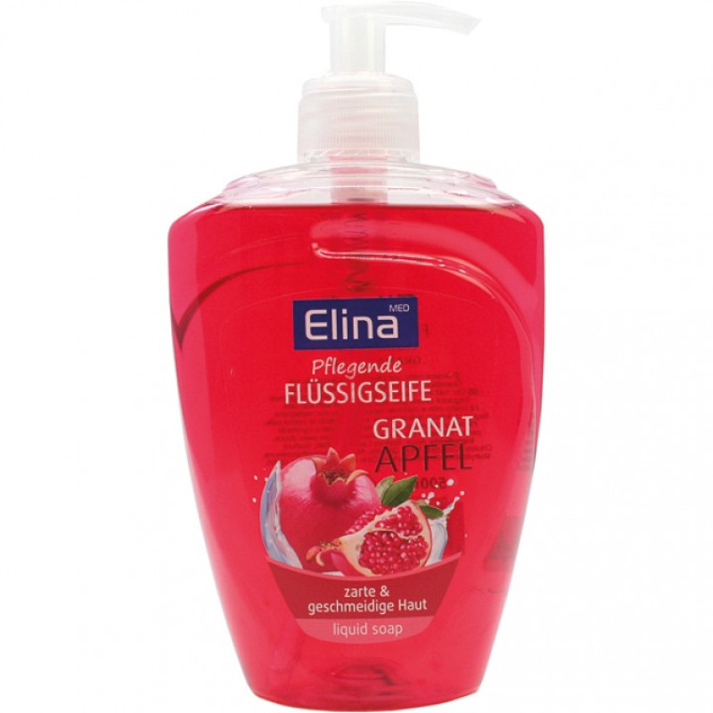 Elina šķidrās ziepes Pomegranate ar granātābolu aromātu 500ml