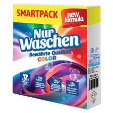 Nur wash veļas pulveris krāsainai veļai 420gr, 6mazg.reizēm