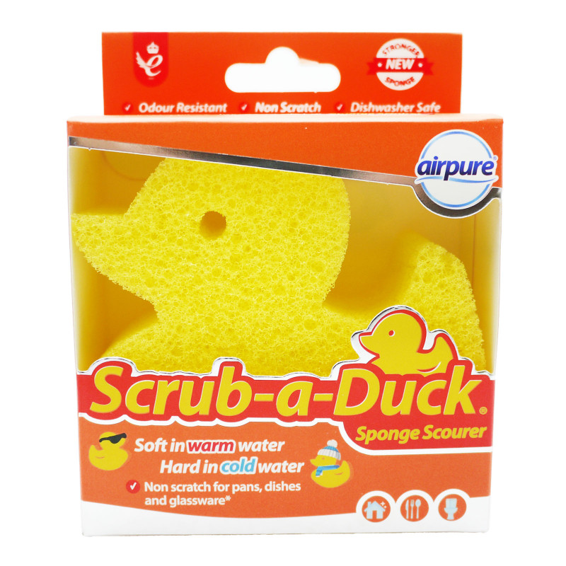 Airpure scrub sūklītis dzeltena pīlīte 1gab