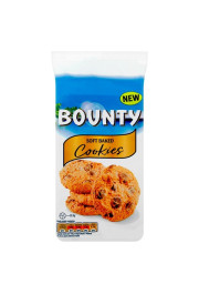 Bounty mīksti cepumi ar piena šokolādes un kokosriekstu gabaliņiem 180g