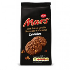 Mars mīksti cepumi ar dubulto šokolādi un karameli 162g