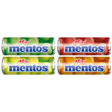 Mentos Mini košļājamās dražejas fruit MIX 10.5g