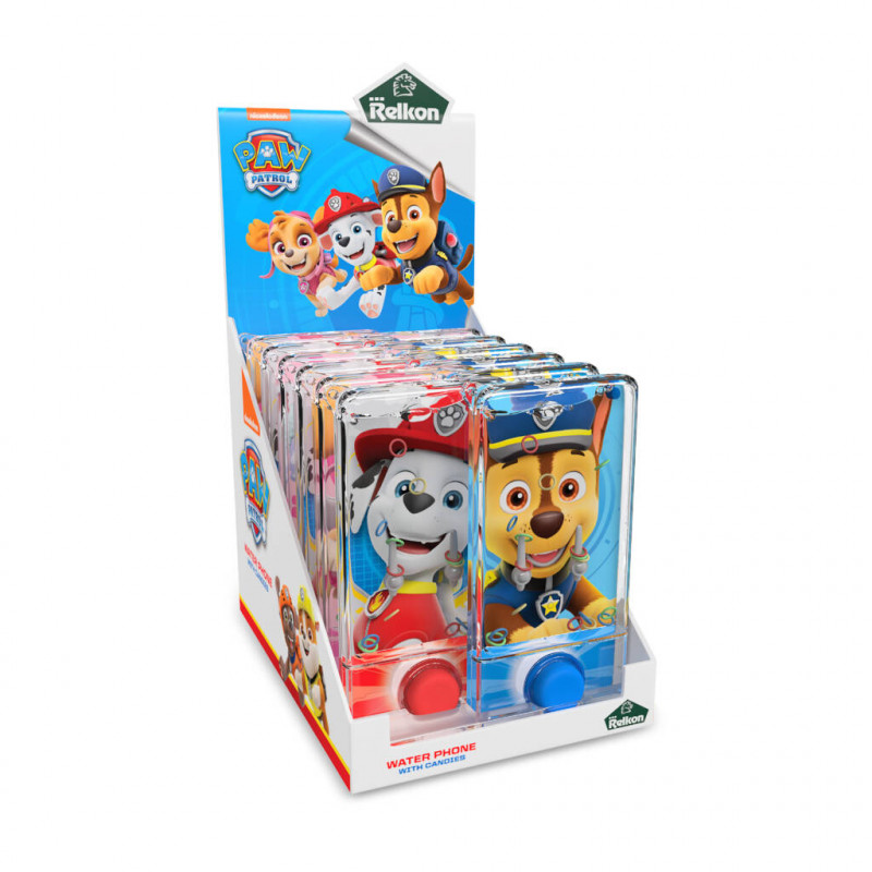 Paw Patrol spēļu telefons ar pacietības spēli un saldumi 5g