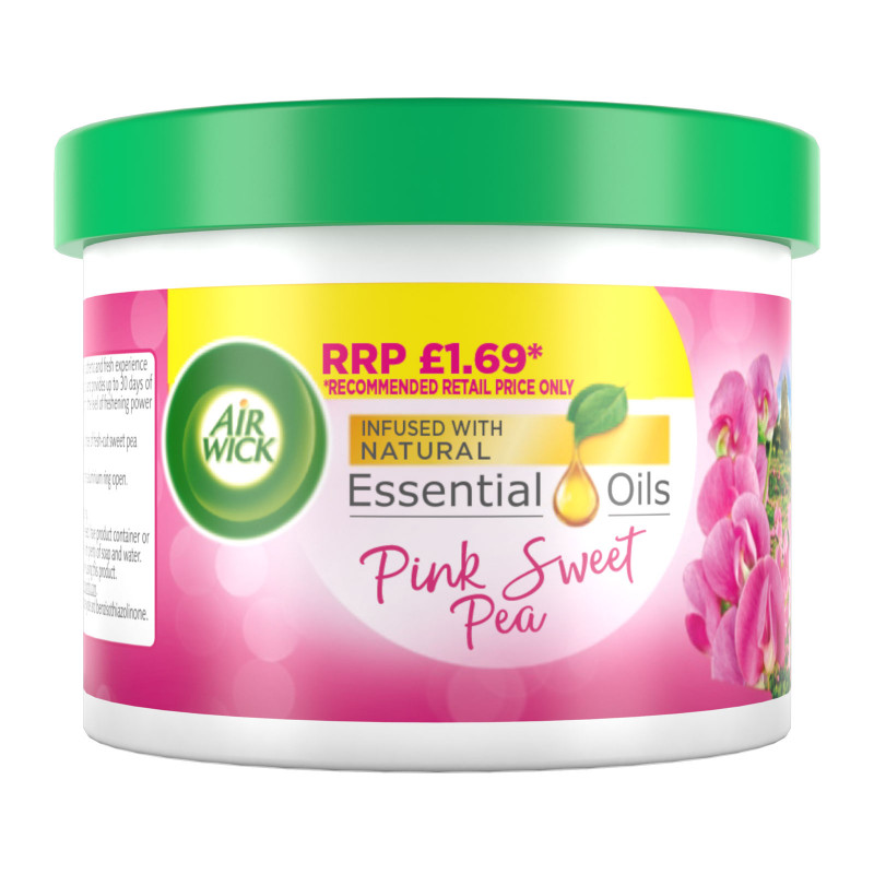 Airwick želejveida gaisa atsvaidzinātājs Pink sweet pea 70g