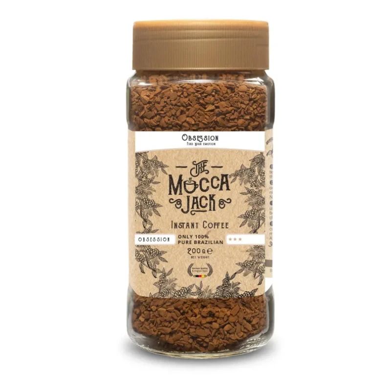 Mocca Jack šķīstošā kafija Gold 200g