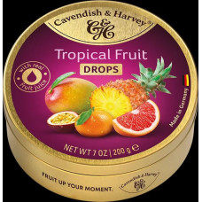 Cavendish konfektes ledenes Tropical Fruits 200gr