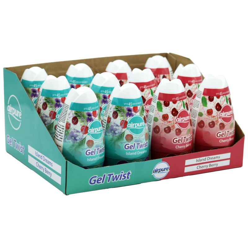 Airpure aromātiskais gaisa atsvaidzinātājs 226g  želejveida mix