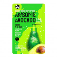 W7 Sejas maska superfood avokado 1gb