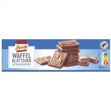 Vafeles Biscotto piena šokolādē 100g