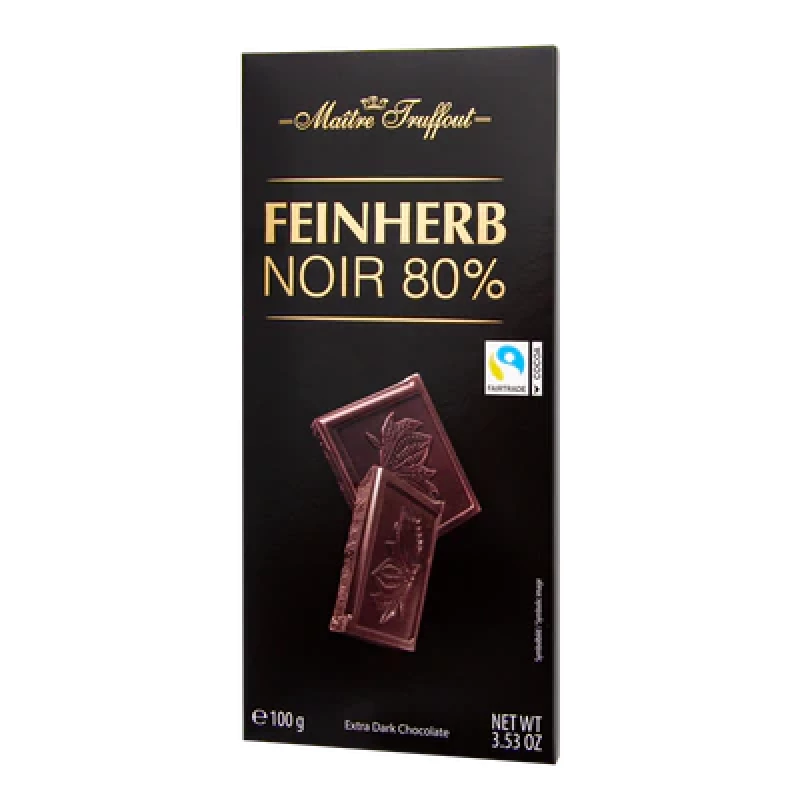 Šokolāde Premium 80% 100gr Maitre Truffout/Austrija