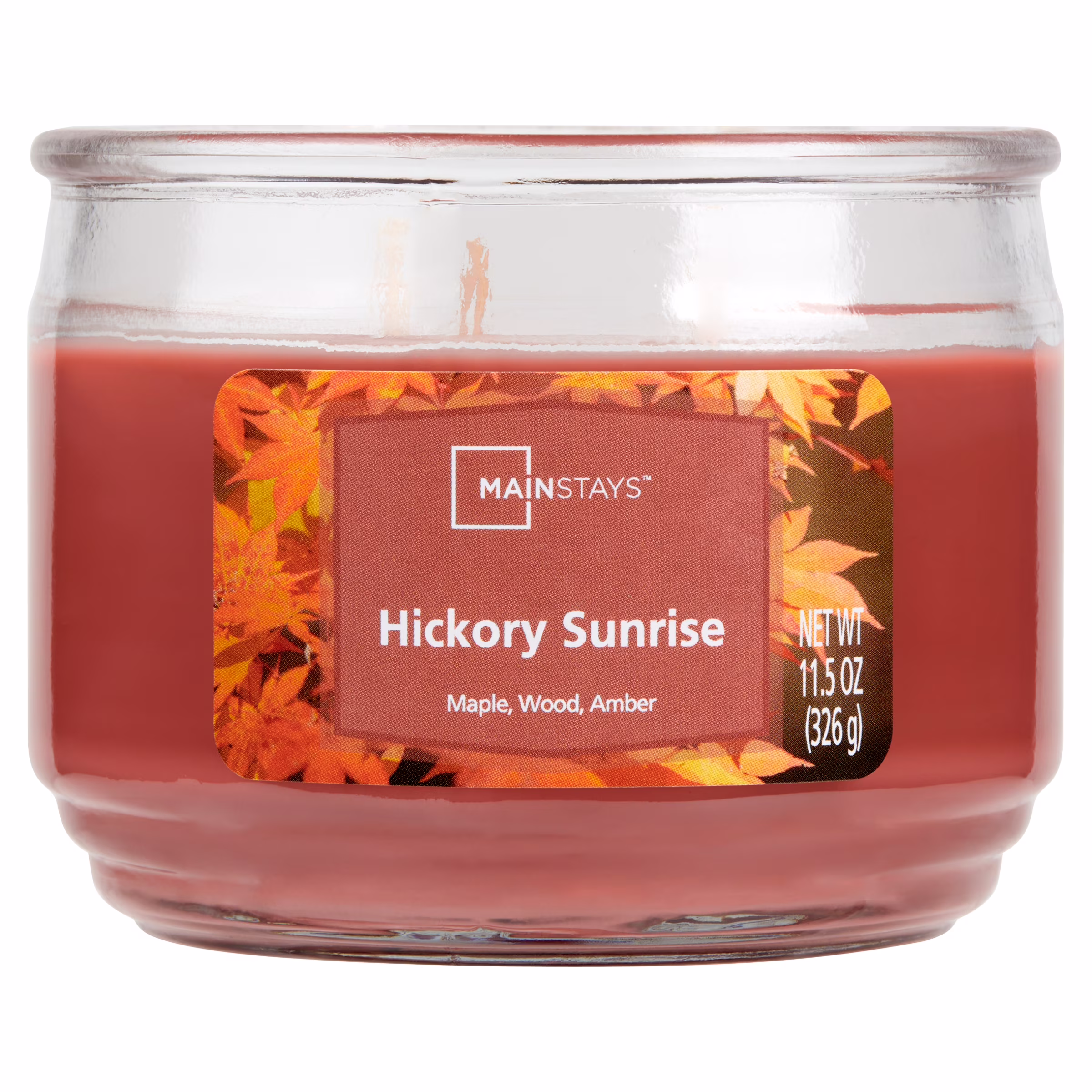 Mainstays svece 3 degļi HICKORY SUNRISE 326g